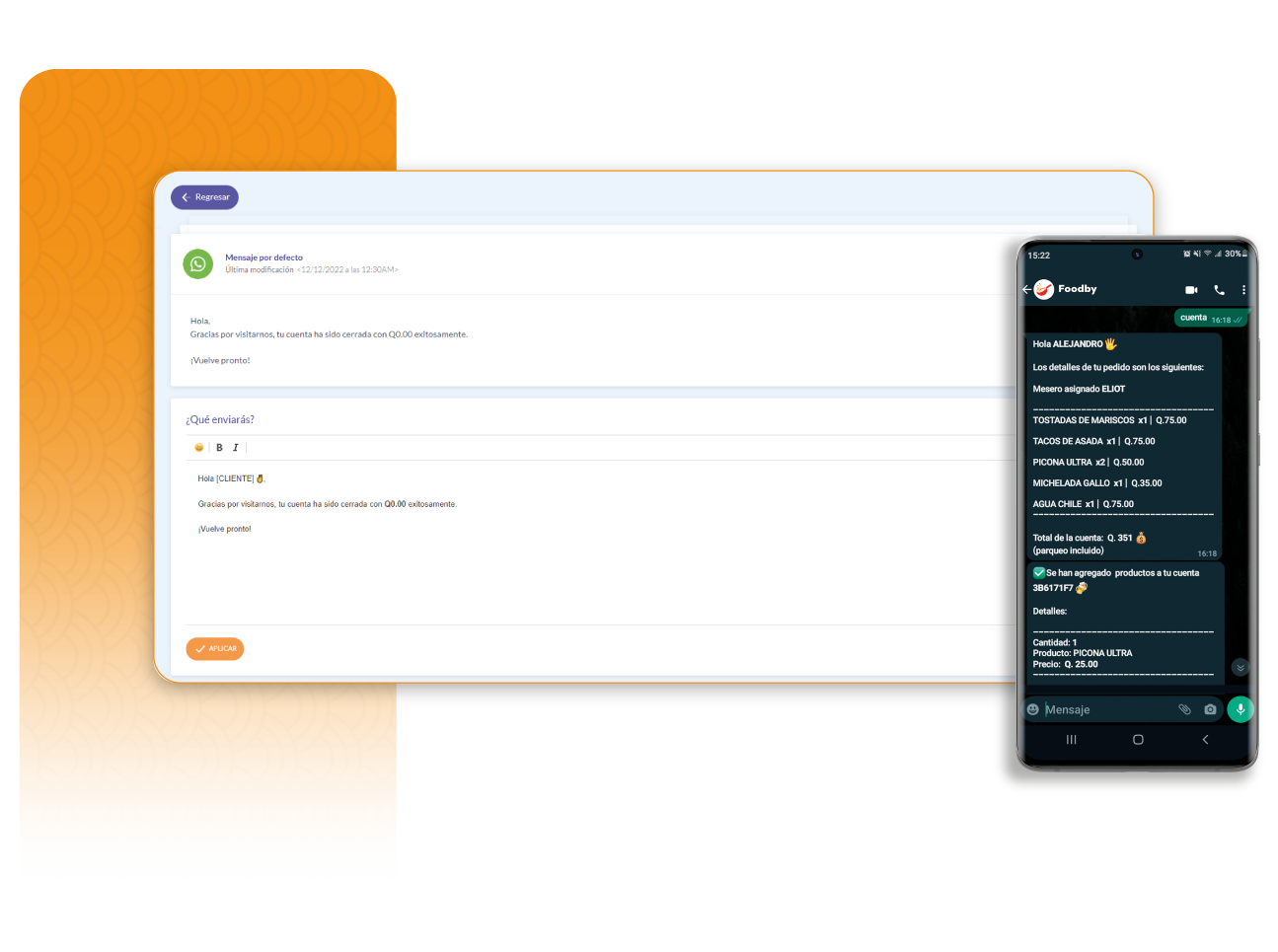 Notificiones por WhatsApp